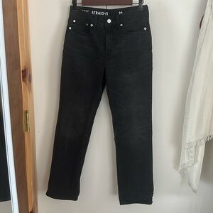 NWOT J. Crew Women’s Classic Straight Jean in black